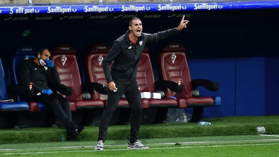 Athletic Bilbao manager Gaizka Garitano.